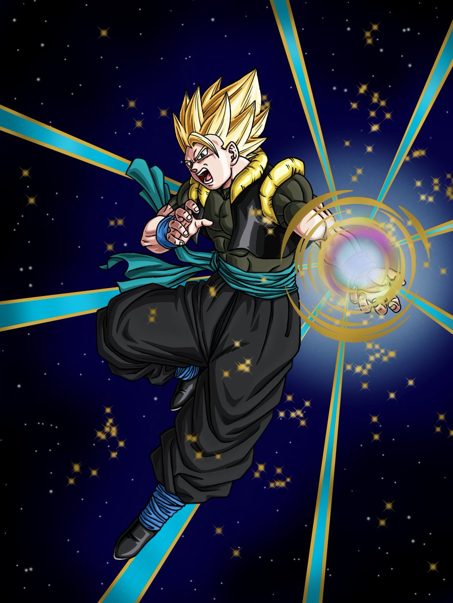 ゴジータ：ゼノのイラスト❗ こちらもL.C.KEIさんのオーダーで描かせて