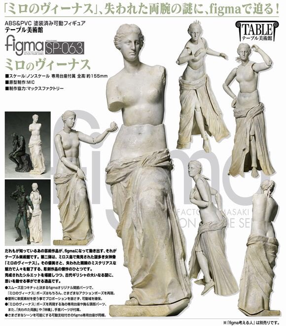 figmaサモトラケのニケ ミロのヴィーナスと合体して完全体になるらしい