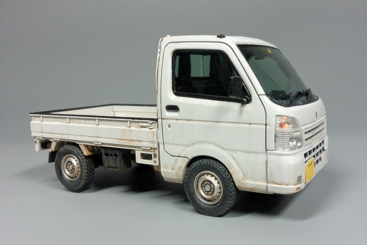 というわけでね、トミーテックの1/35 スズキ キャリイできました。製作