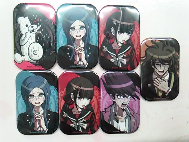 ダンガンロンパ】×CROSSアクリルキーホルダー 絶望缶バッジ入荷いたし