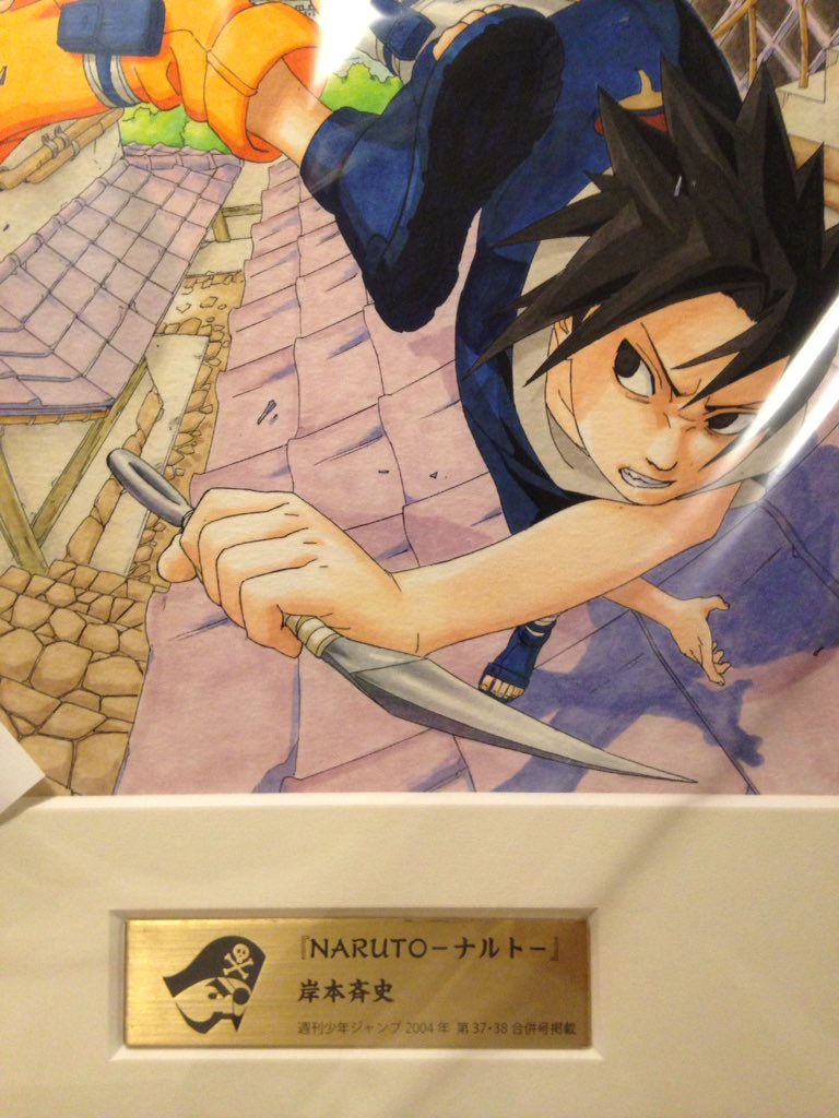 ジャンプ展で購入した 複製原画！！ 到着しました！ ワイドな構図が