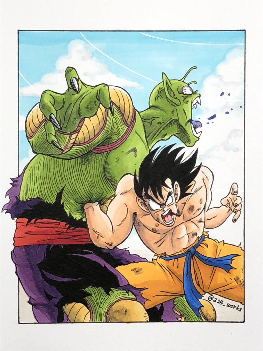 一撃‼︎‼︎ #ドラゴンボール #孫悟空 #悟空 #少年悟空 #孫悟空イラスト