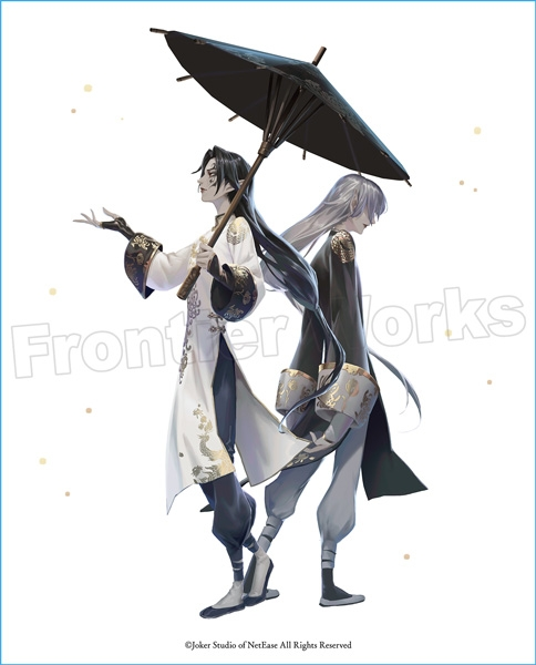 第五人格　白黒無常　記念日グッズセット　缶バッジ　ポストカード