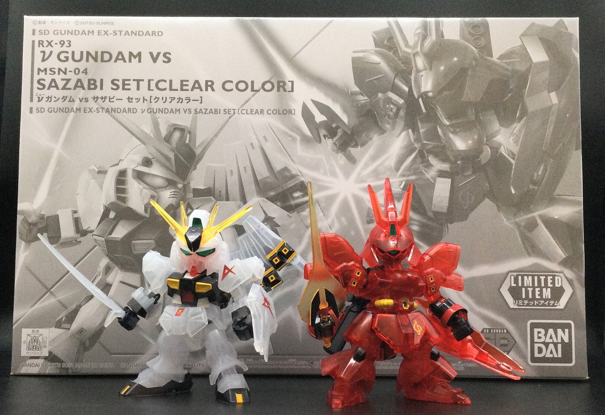 福岡店情報】 SDガンダム EXスタンダード νガンダム vs サザビー