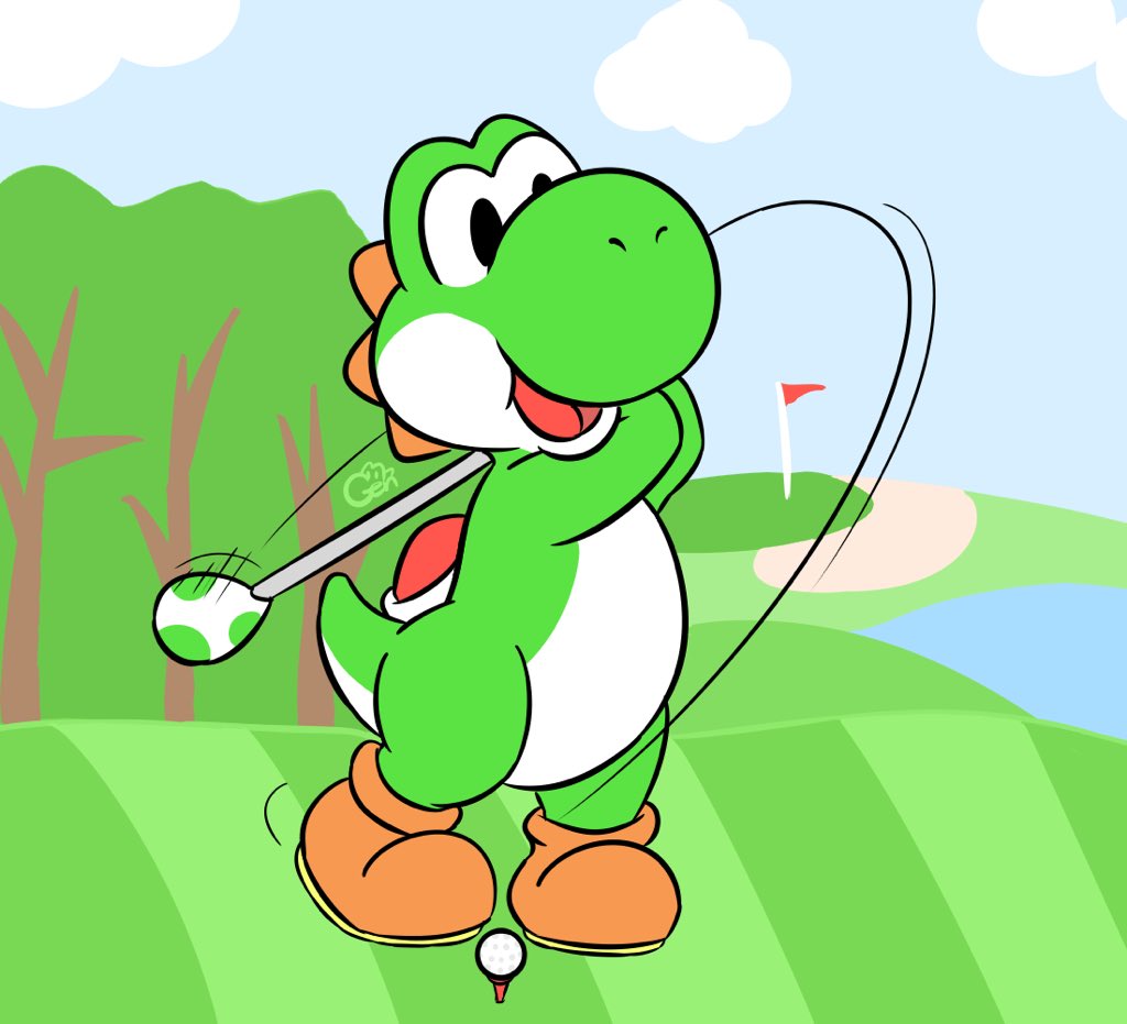 これはゴルフをするヨッシー #これはヨッシー