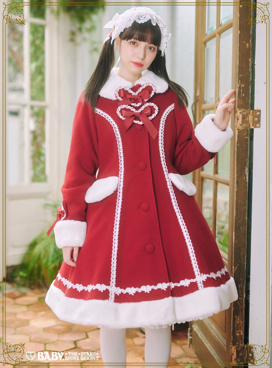 ⭐︎BABY新作情報⭐︎】ハートミルキーコート/¥52,580（税込）エンジを