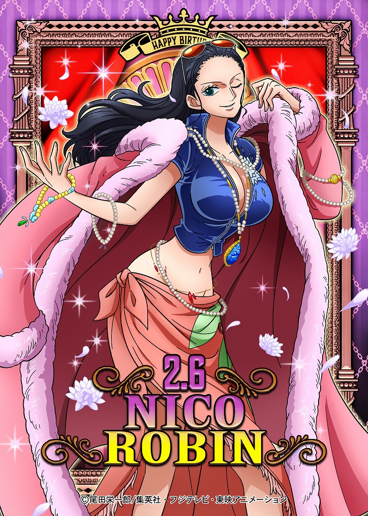 新商品】麦わらストア限定 “輩”バースデーブロマイド[2.6 ロビン] 550