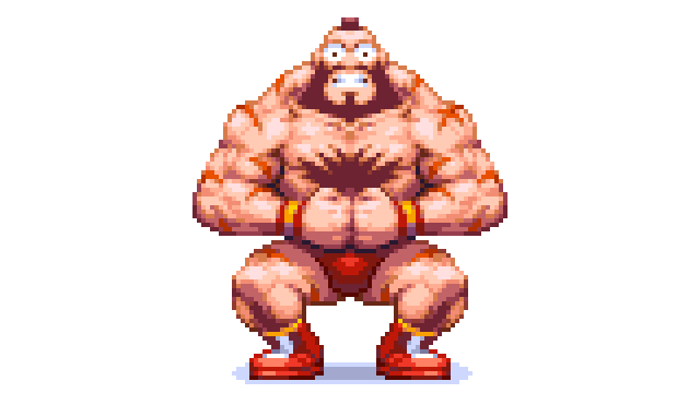 アーケード】ストリートファイターII ザンギエフ #CAPCOM #ドット絵