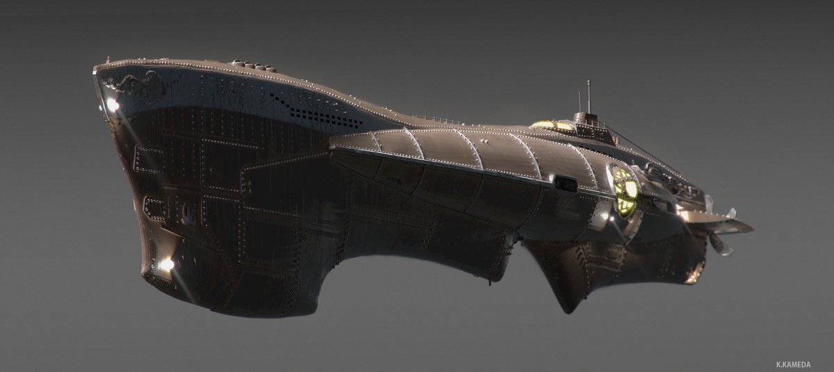 海底二万里のノーチラス号デザイン Nautilus design from 20000