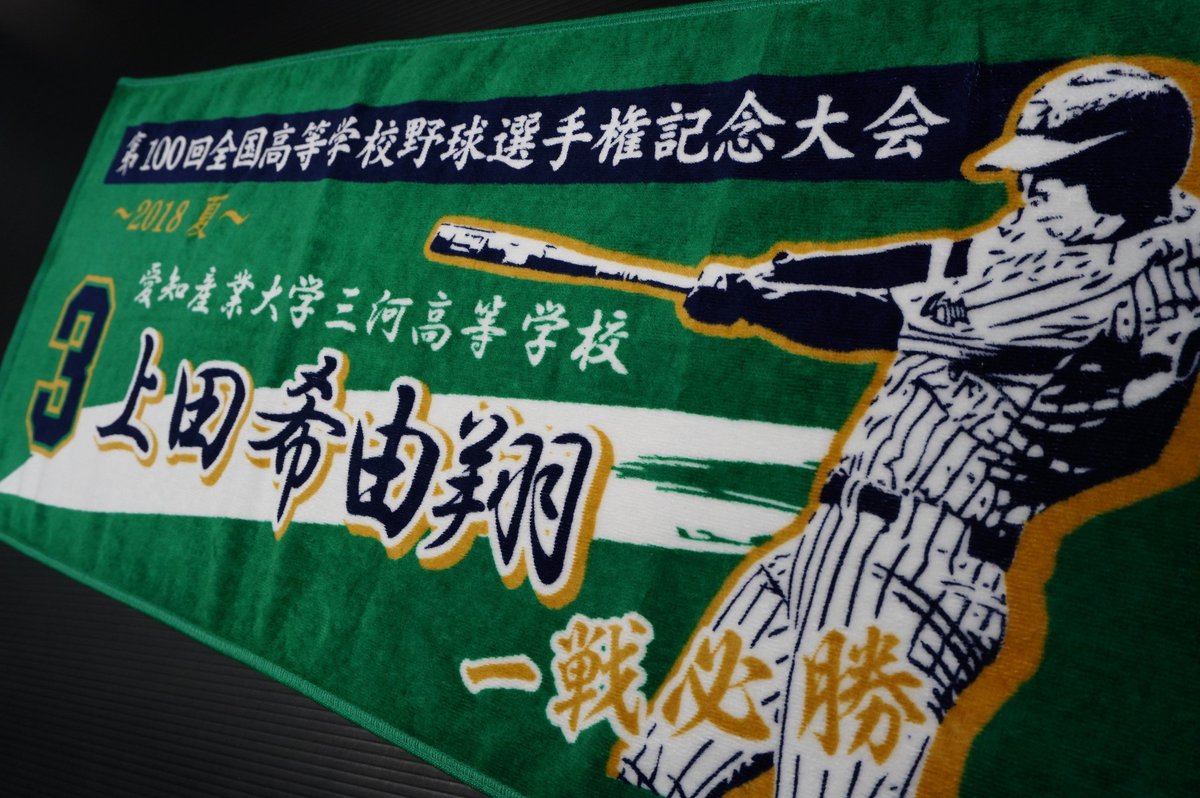 甲子園出場記念タオル 第100回全国高校野球選手権記念大会 東愛知代表
