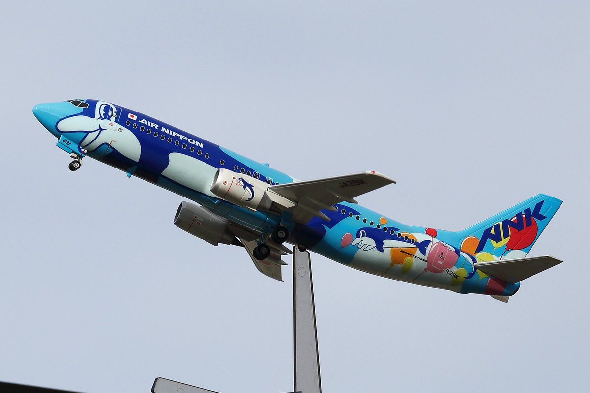 エアーニッポン ボーイング737-400(ハセガワ 1/200)完成しました！ ANA