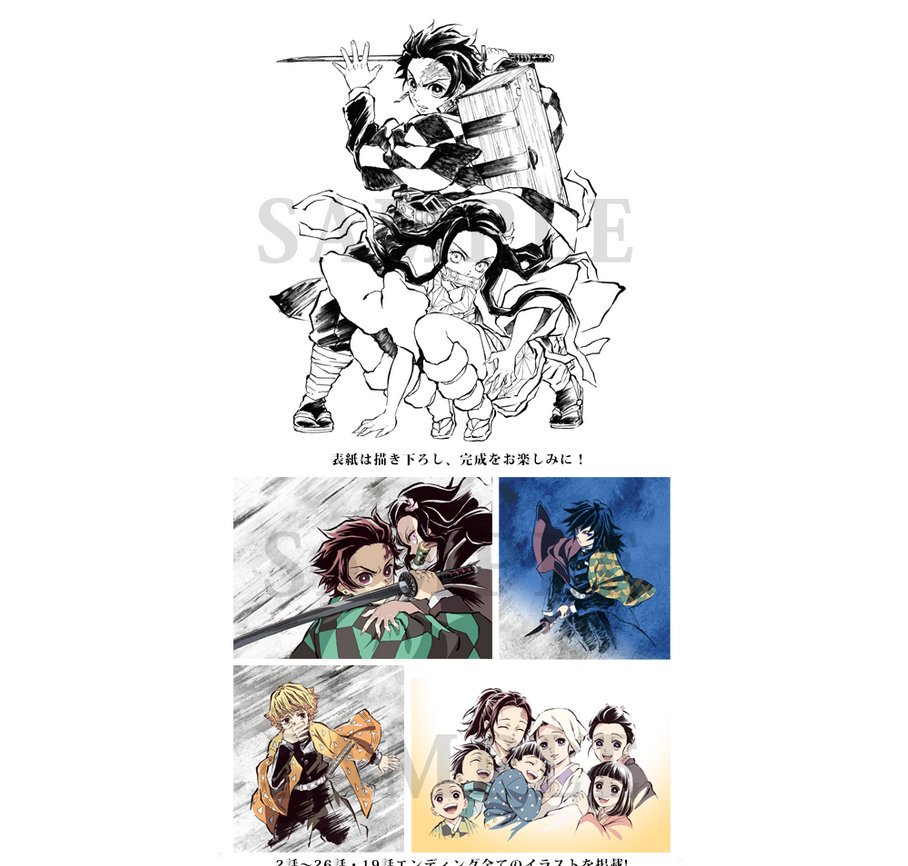 鬼滅の刃 公式原画集　立志編 TVアニメ「鬼滅の刃」～竈門炭治郎 立志編～アニメーション原画集(第十