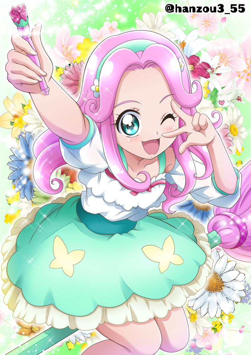 過去絵ですが、はーちゃん誕生日おめでとうございます！ #花海ことは