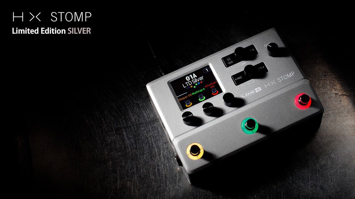 限定カラー HX Stomp Silver リリース！】 HX Stompに数量限定の