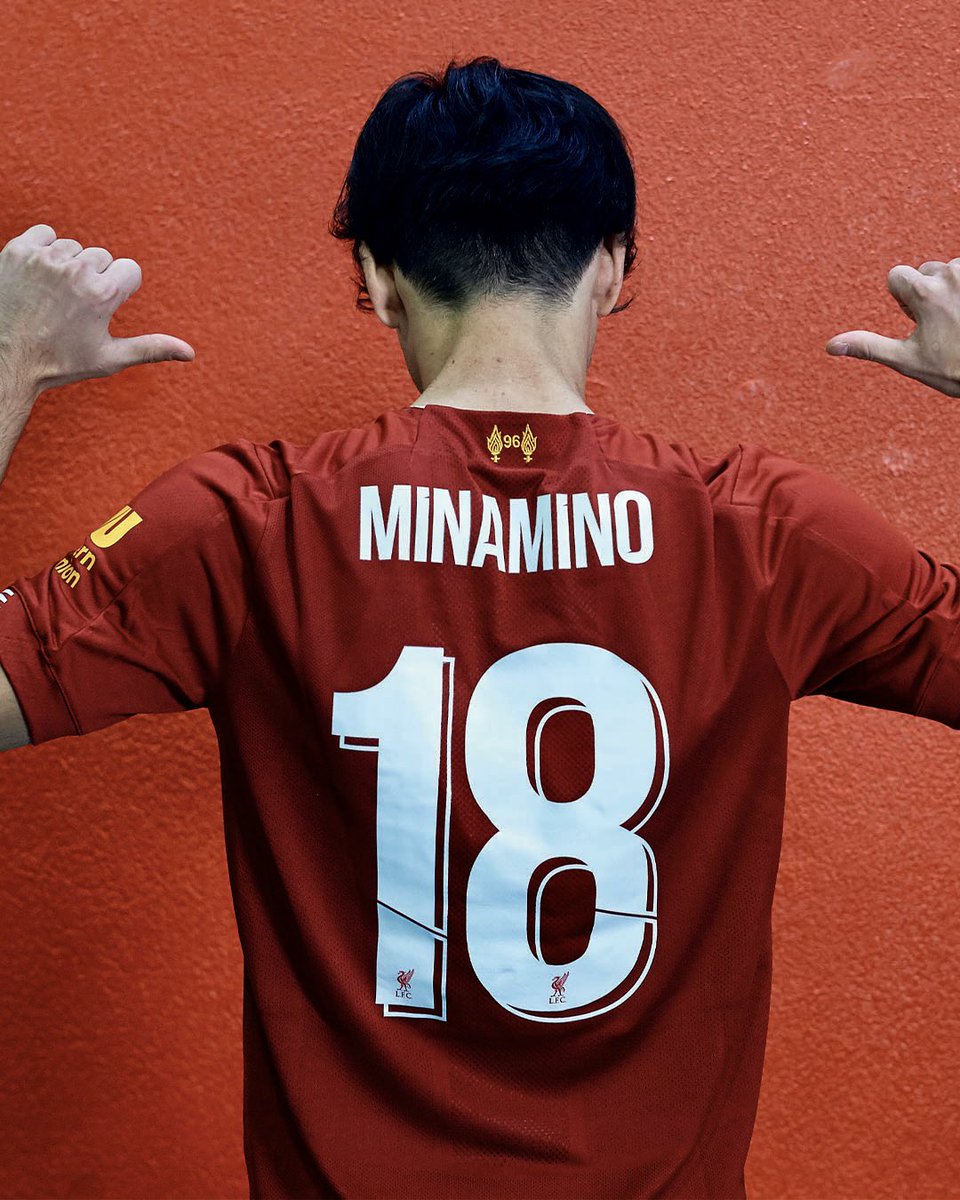 🤩 Our number 18 🤩 Get Minamino 18 printed on to your #LFC 19/20