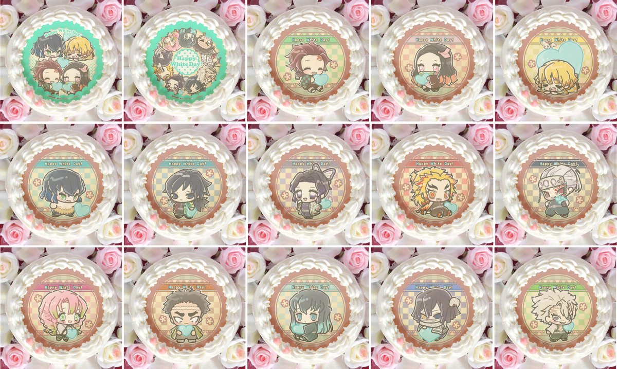 2020年 プリロール 缶バッジ 鬼滅の刃 ホワイトデー