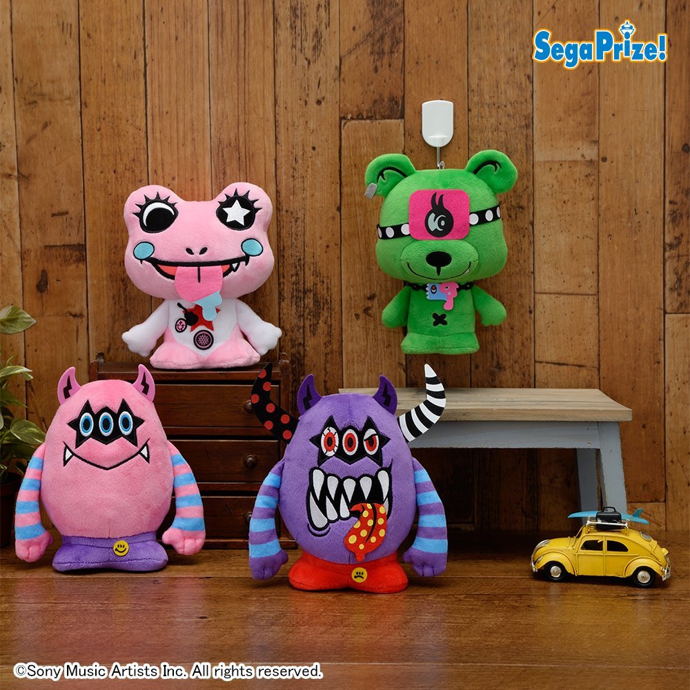 LiSA moipon モアプラスぬいぐるみ -モモコ／ドーナ／ナッツ／メガクマ