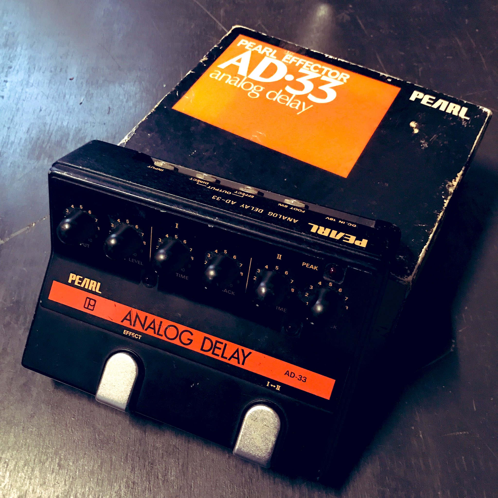 Pearl AD-33 analog delay 修理 - TOKYO EFFECTOR
