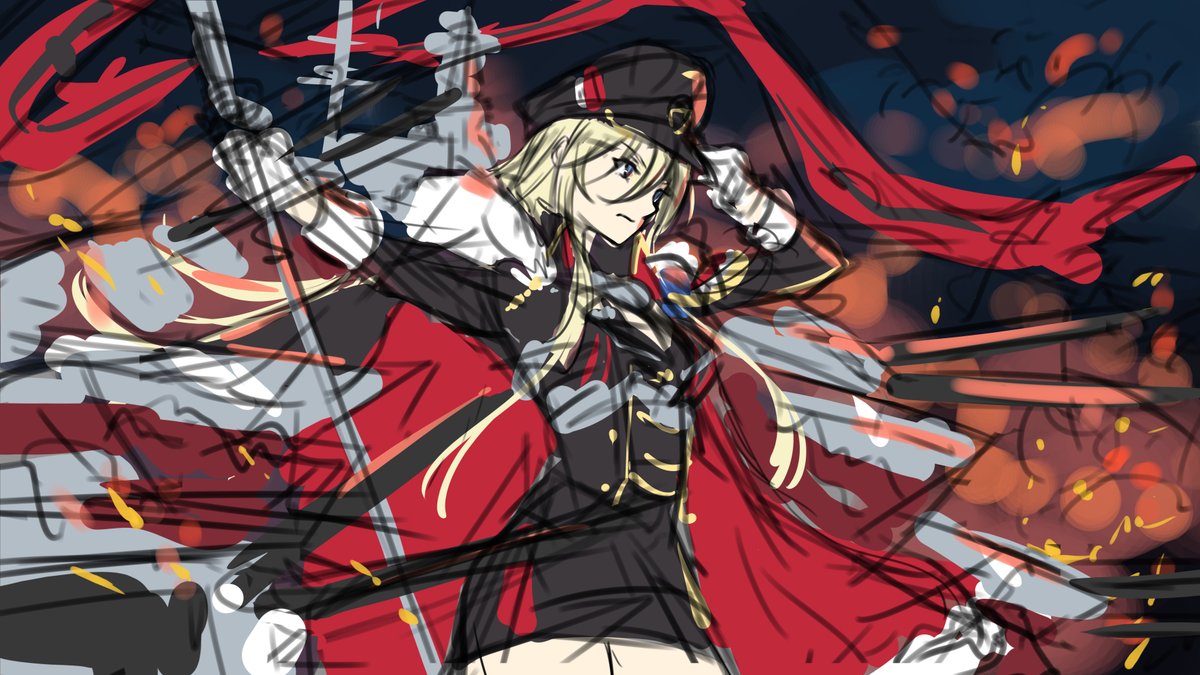 ビスマルク〜ラフ #アズールレーン #アズレン