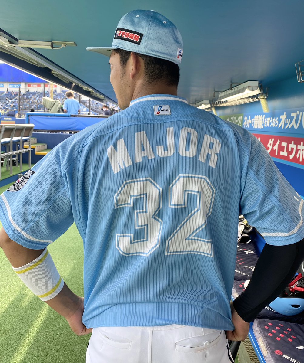 リアルメジャーの呼び声高い佐藤都志也選手。今日も元気一杯です