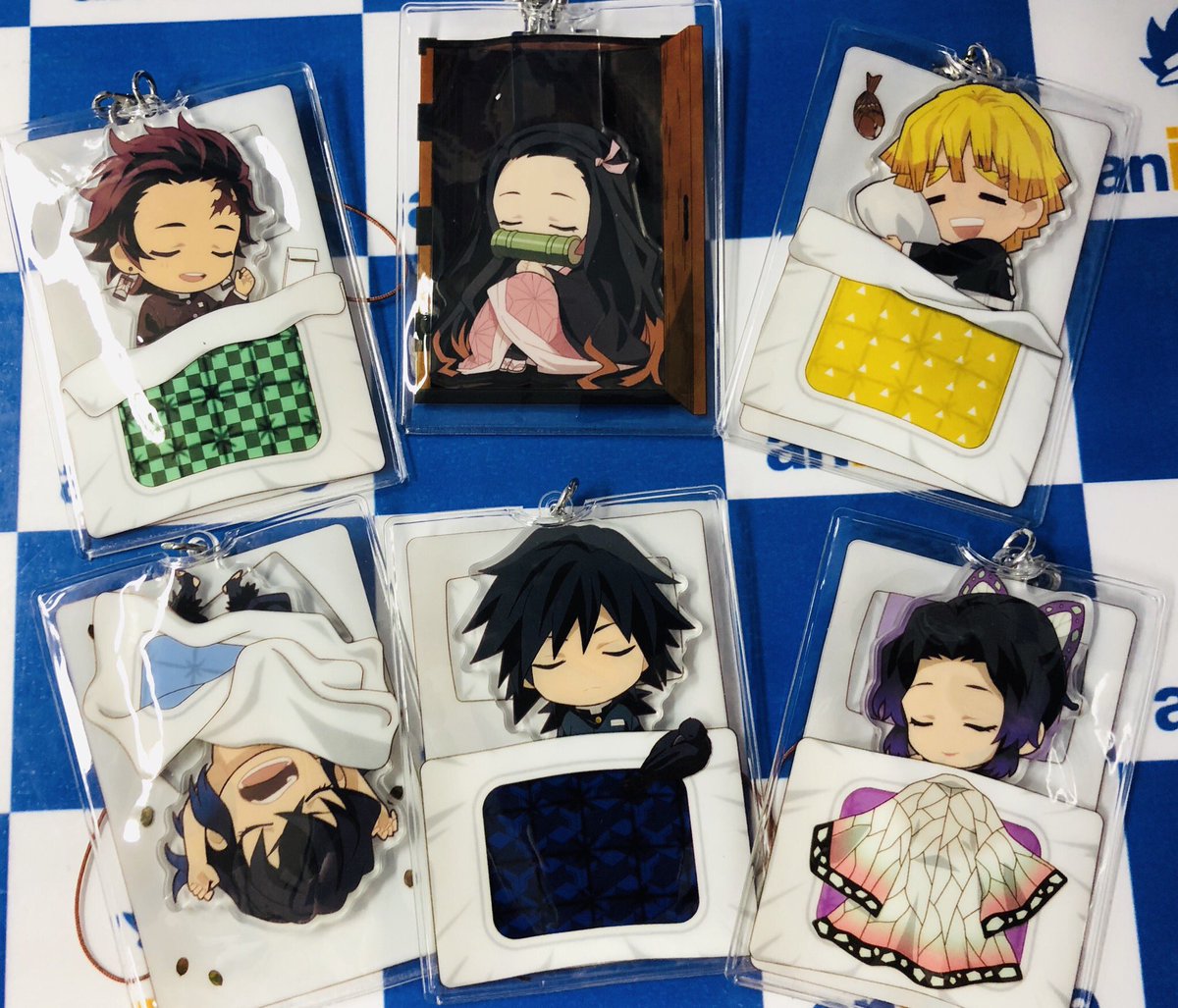新商品情報】『鬼滅の刃 おやすみアクリルストラップ 第1弾 第2弾』が