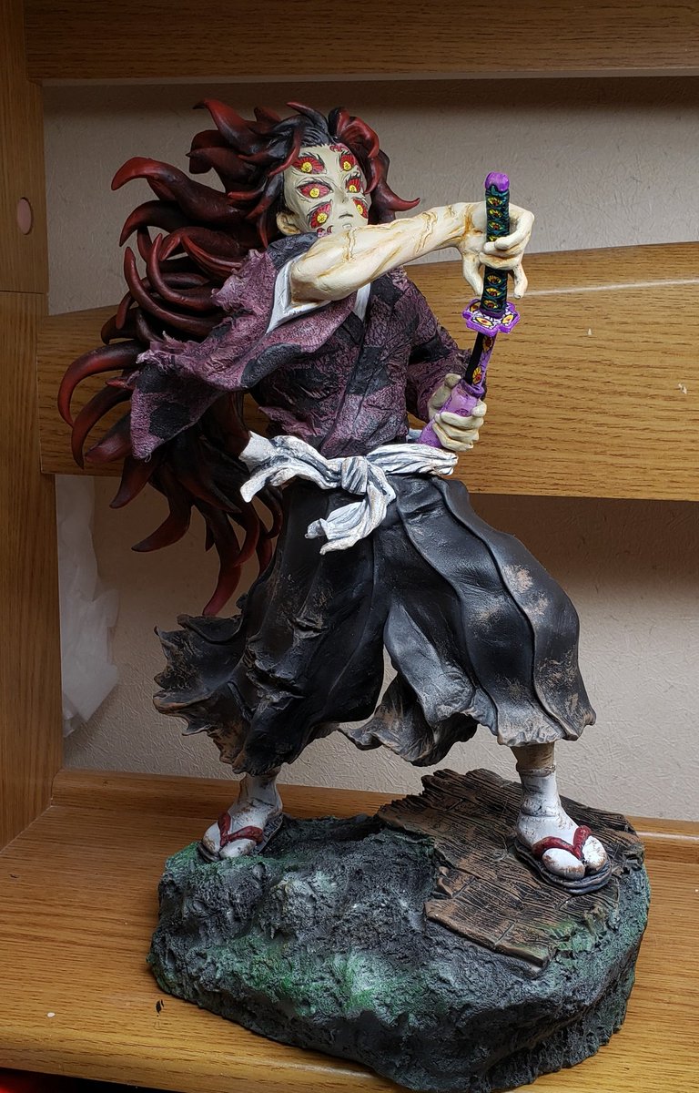 上弦の壱！！！ 〖 黒死牟 〗完成！！！ #鬼滅の刃 #黒死牟 #上弦の壱