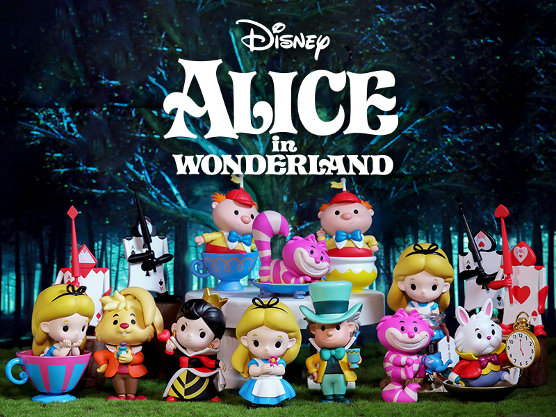 DISNEY ふしぎの国のアリスシリーズ ヒロインのアリス以外に、チェシャ