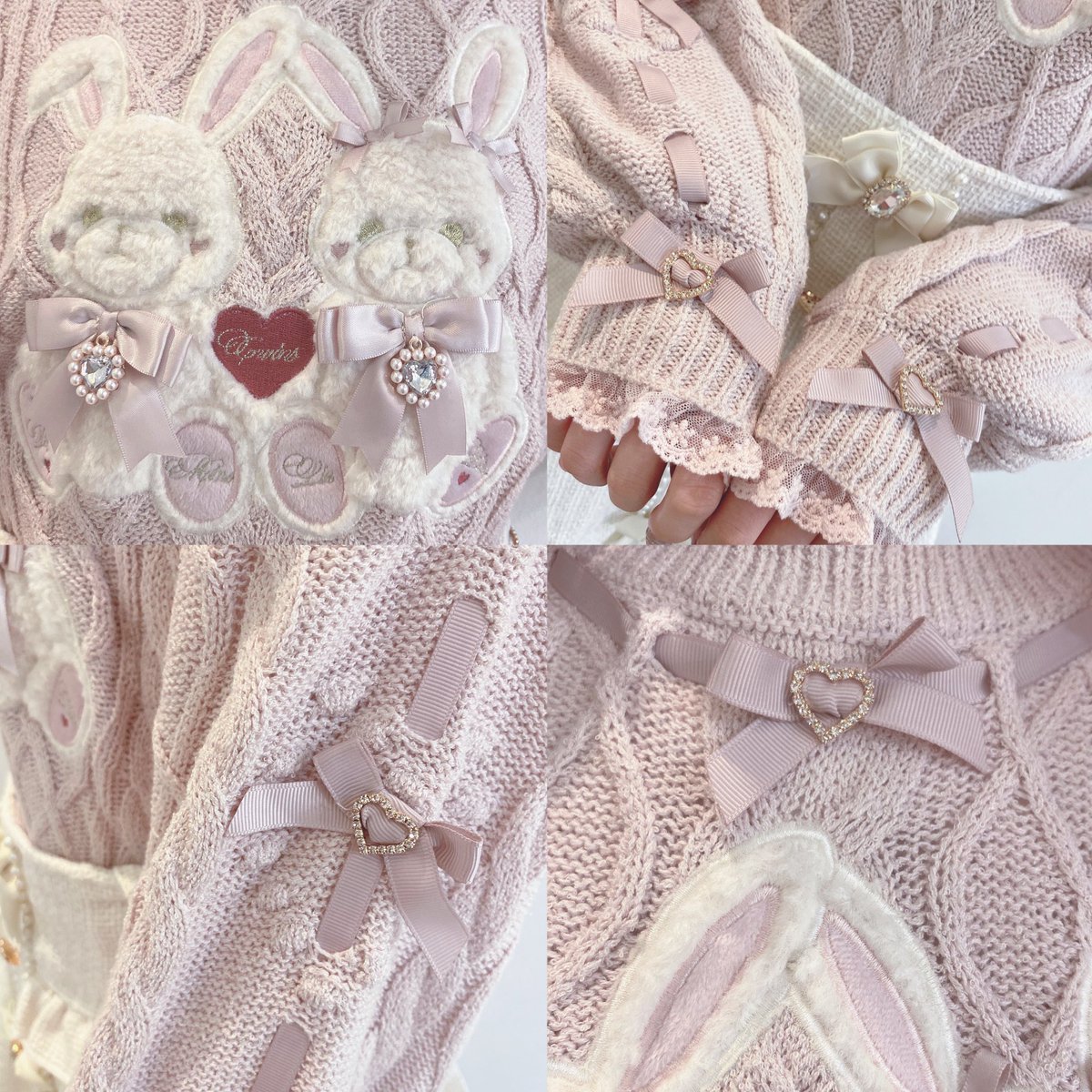 ͙*🍓LIZ LISA ラフォーレ原宿店🍓‧͙* もこもこの双子のうさぎちゃんが