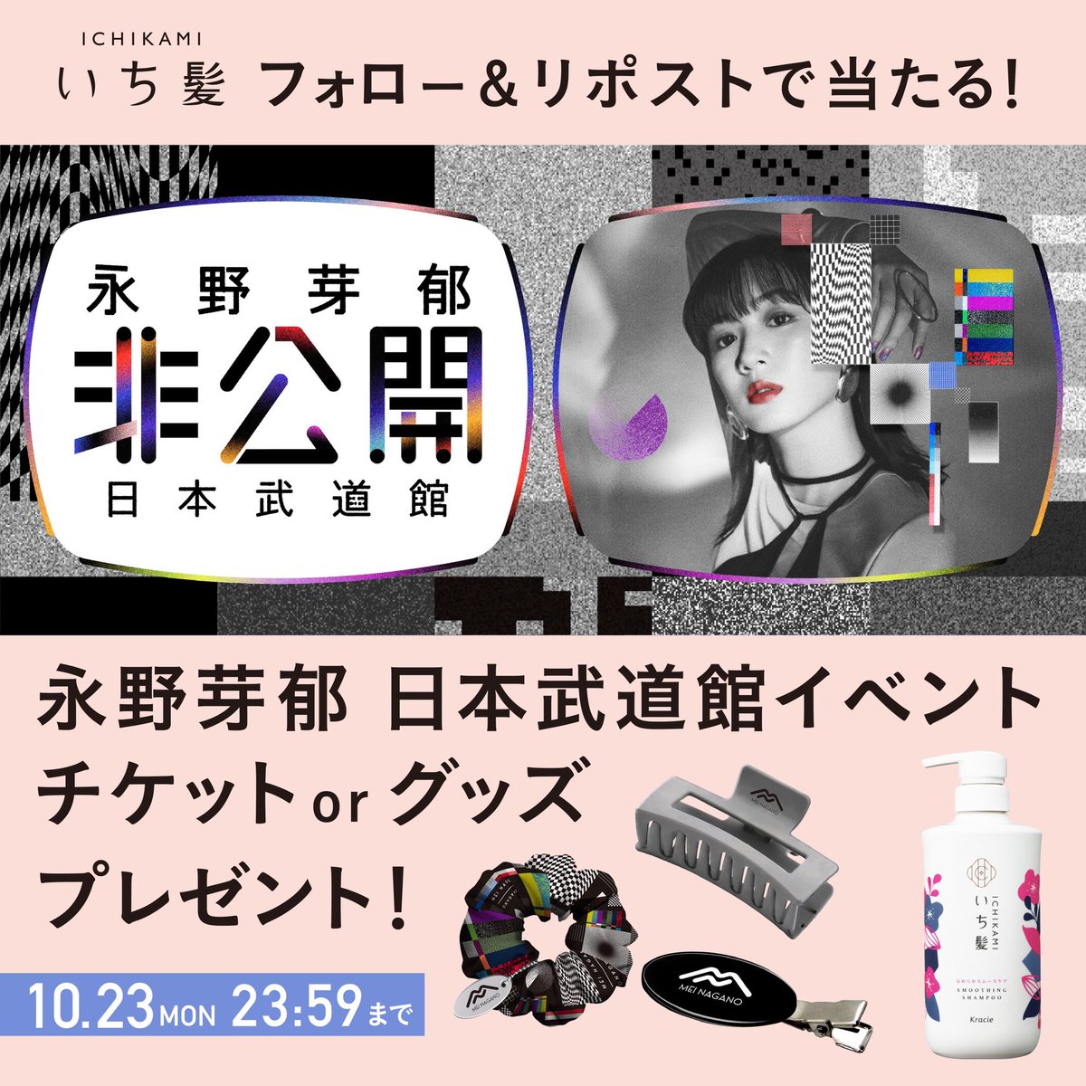 永野芽郁非公開 コラボキャンペーン／ ＃いち髪 ×＃永野芽郁 イベント