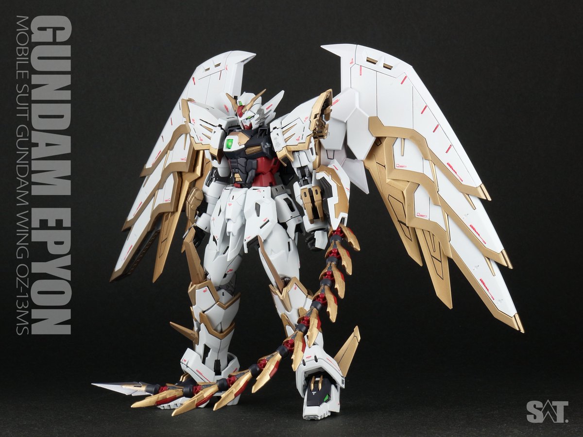 RGガンダムエピオン完成しました。 トールギス風に色替えで仕上げまし