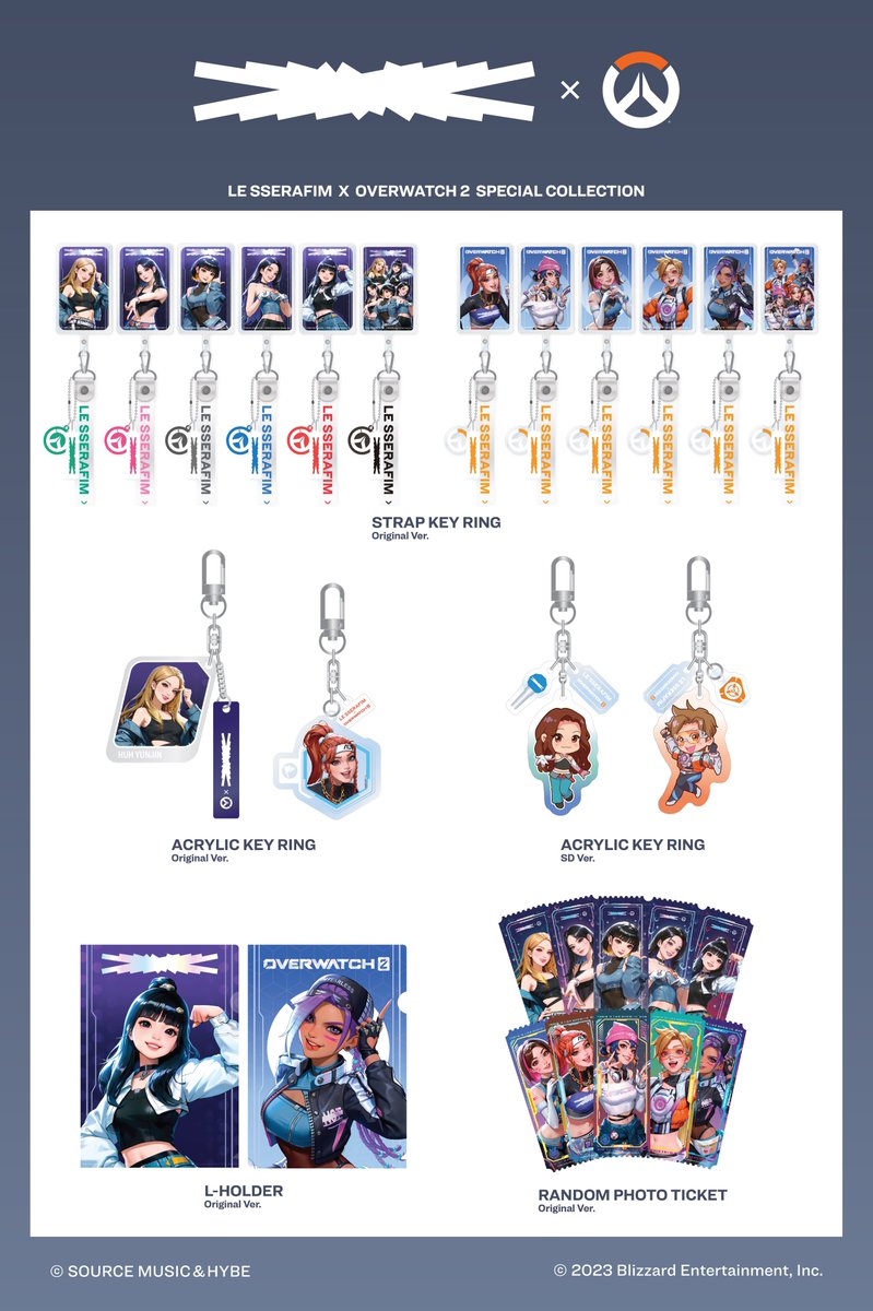 First look at LE SSERAFIM x Overwatch 2 Merch 🛍️ T-shirts, mouse