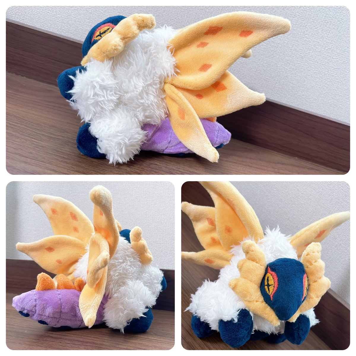 ついに完成…！ チヲハウハネのぬいぐるみを作りました✨️ 骨を入れた