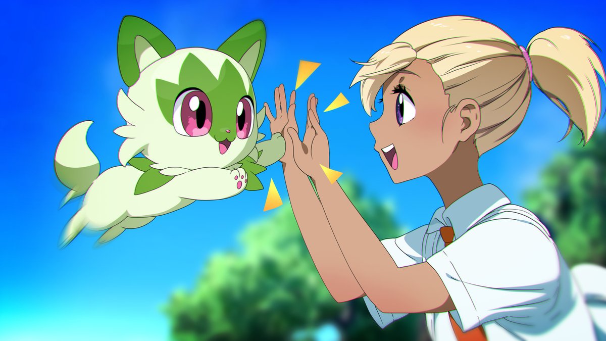 Meet Moxie-Chan and Jade the Sprigatito🍃 They're the main