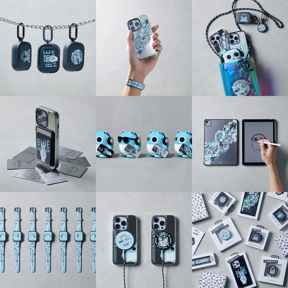 CASETiFY × BLUE HAMHAM】 Available all over the world✈️ ブルー