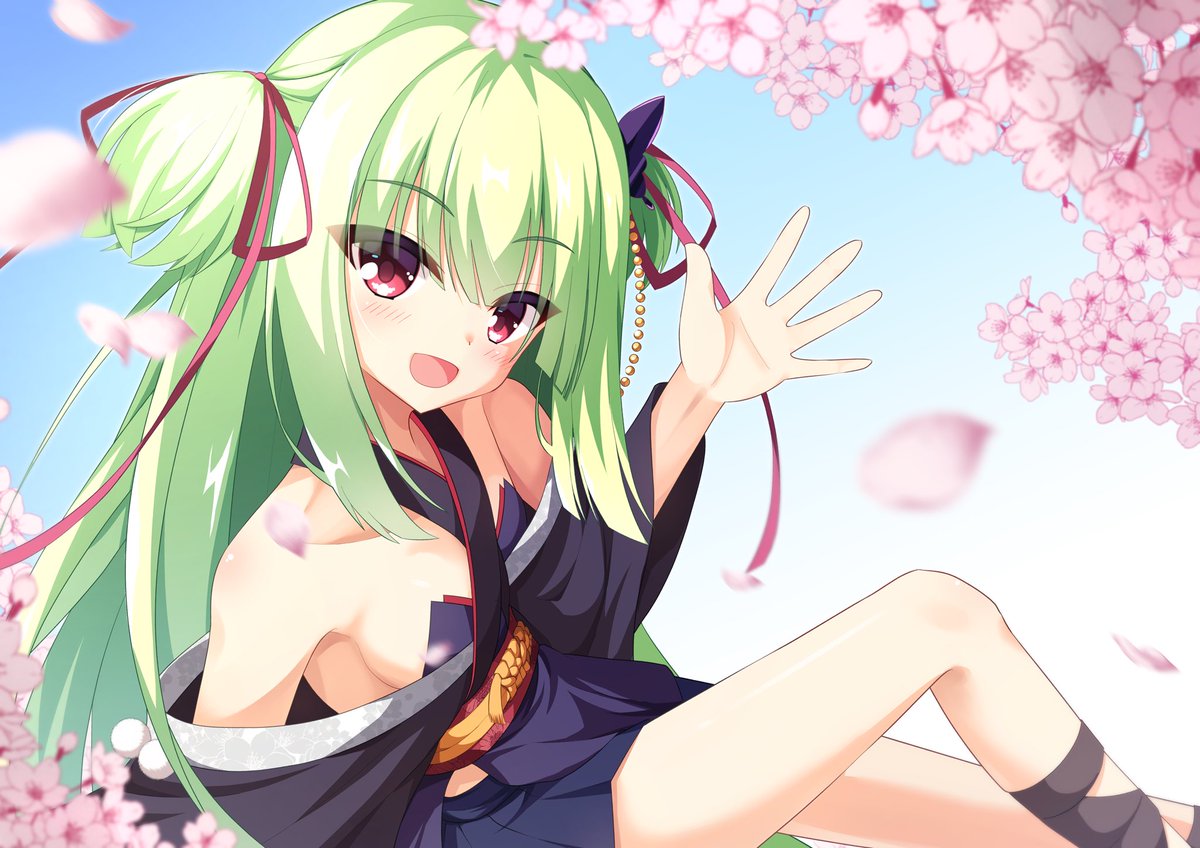 ムラサメちゃん描きました #ゆずソフト #千恋万花 #twitter一周年