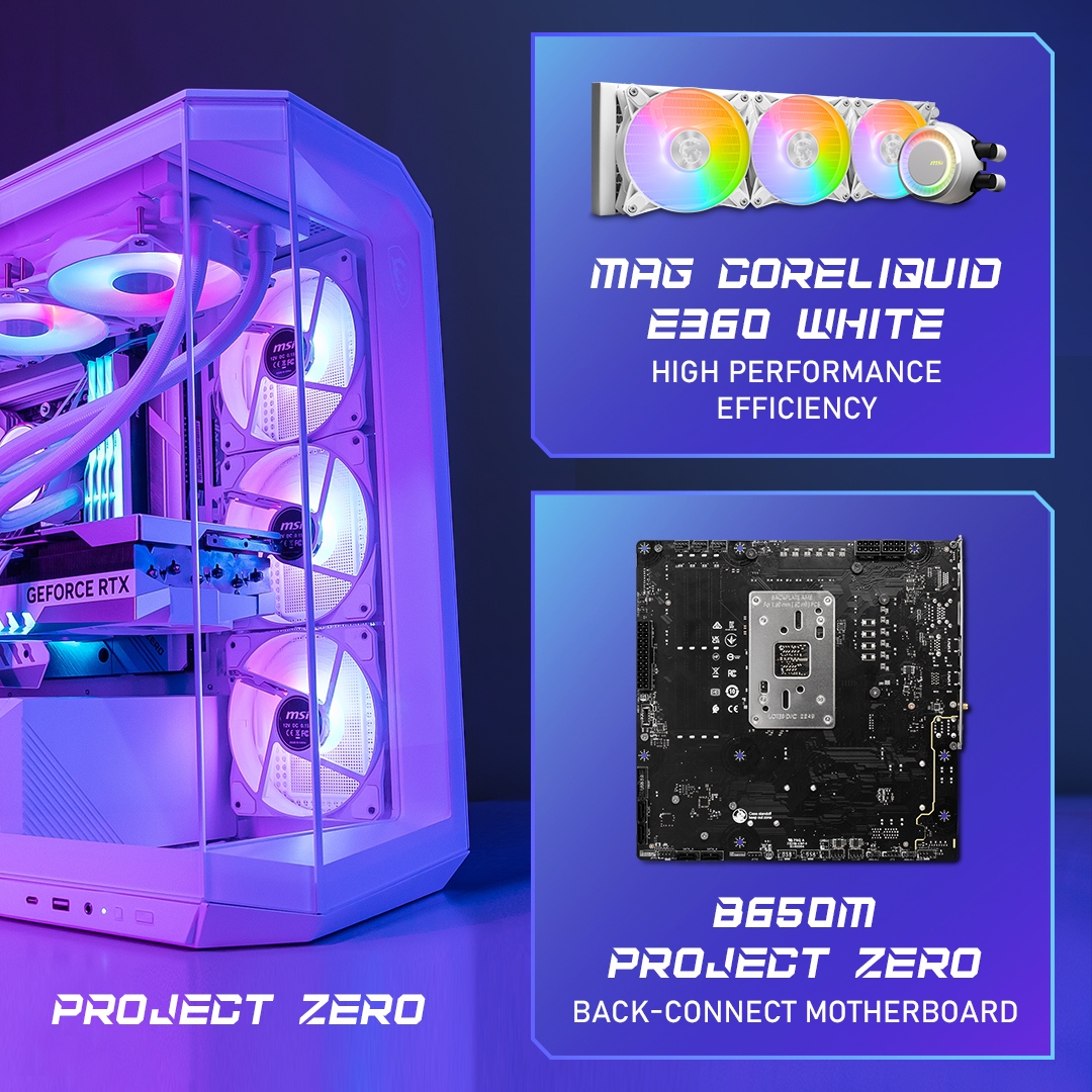ProjectZero, the most unique clean pc with a back-connect