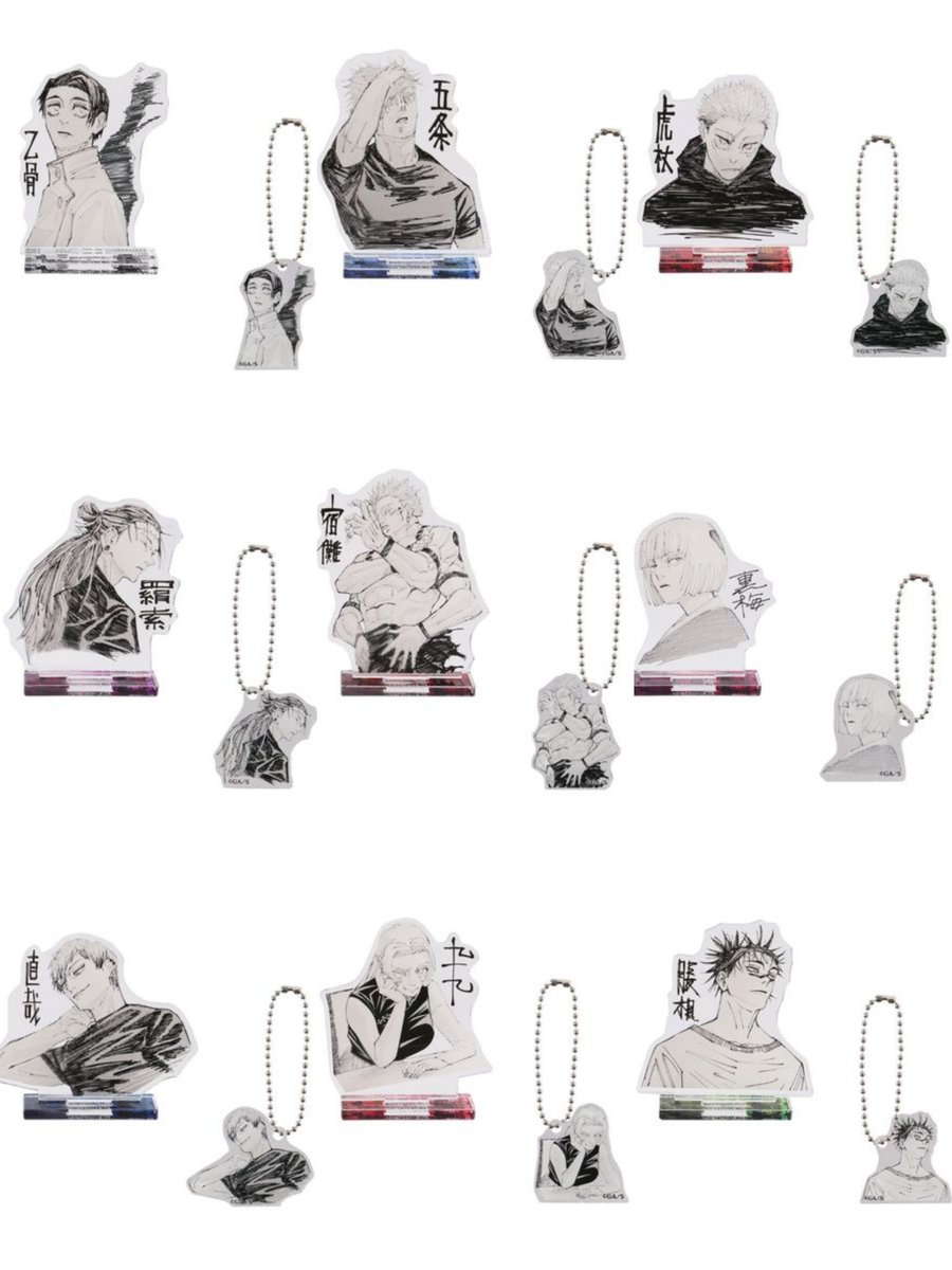 グッズ情報】 本日13時よりJCSにて『#呪術廻戦』アクリルフィギュア