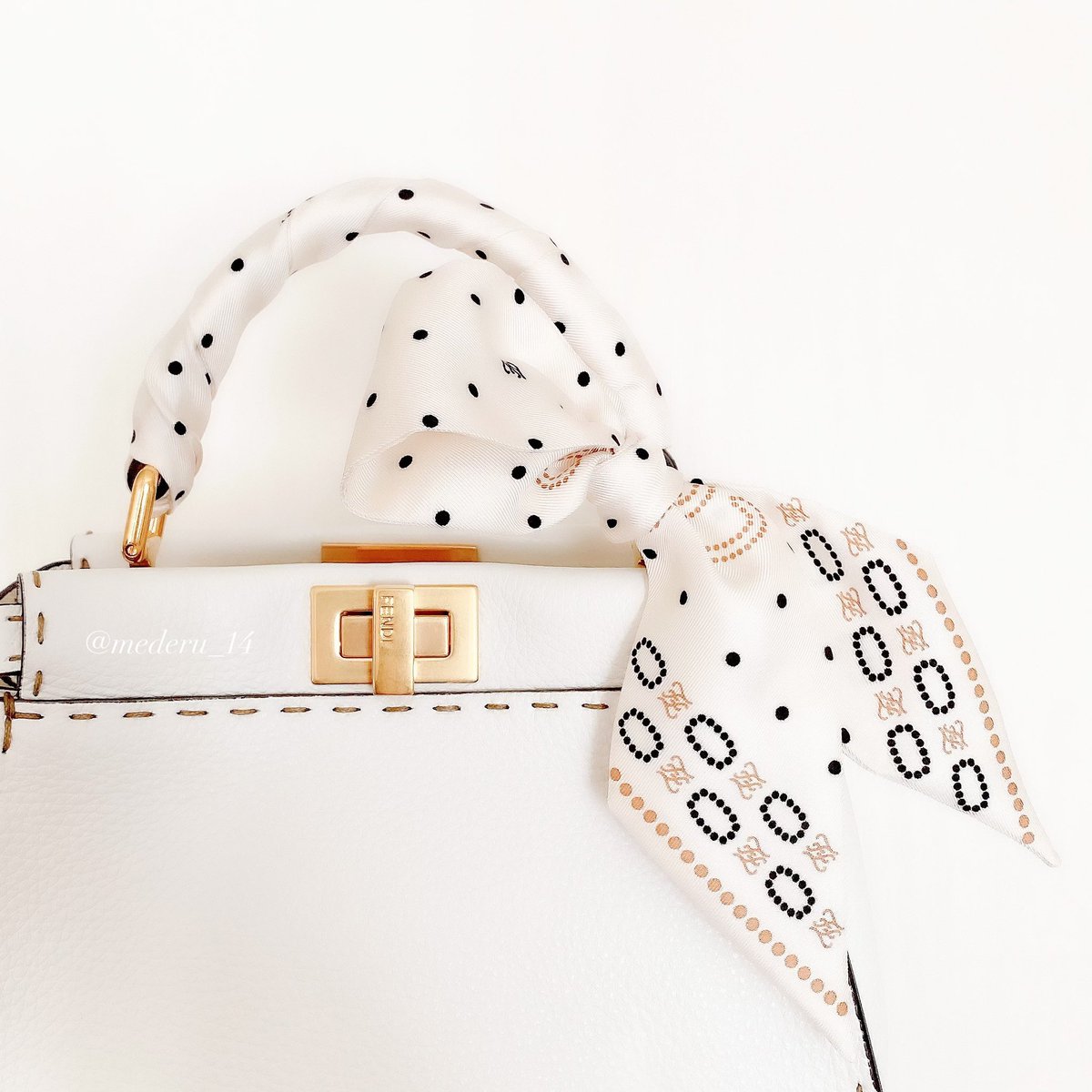 FENDIの店員さんにやってもらったこのラッピーの巻き方かわいすぎる