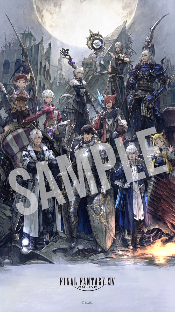 FF14 LINE公式アカウント 友だち追加特典スマホ壁紙を12/8（水）に更新