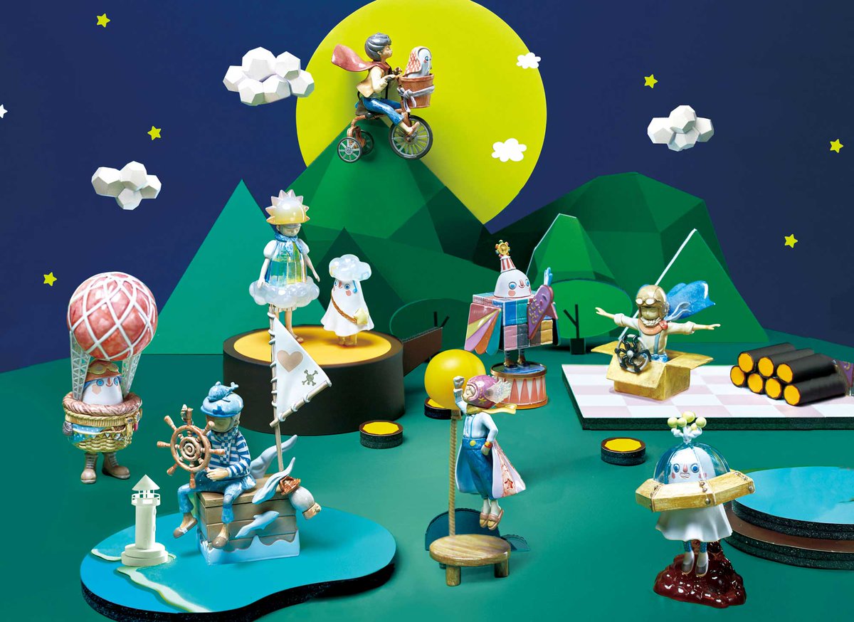 好評発売中/ Zu&Pi (ズーアンドパイ)フィギュアご購入のお客様に 作者