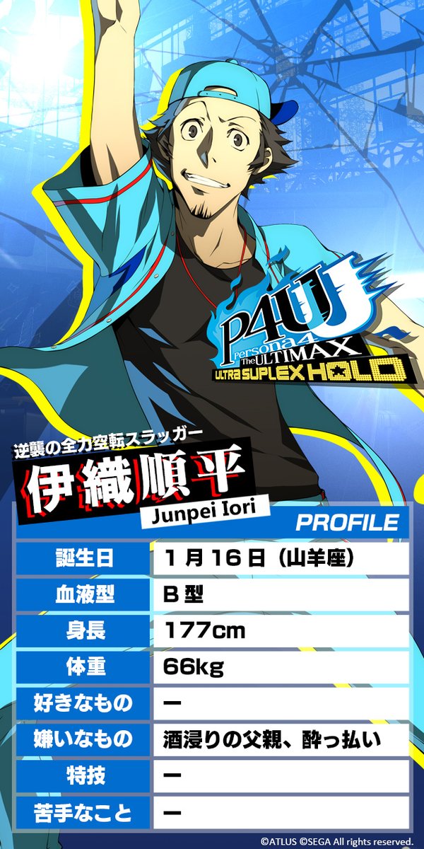 ペルソナ P4U2 キャラバッジコレクション 伊織順平 ペルソナ P4U2