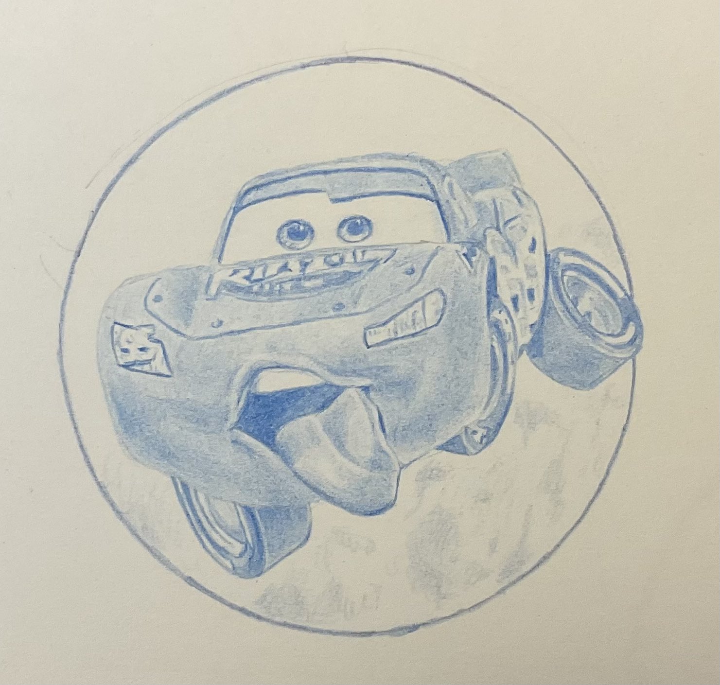 世界に1枚 カーズ Art Of Disney 世界に一枚 ラフスケッチ