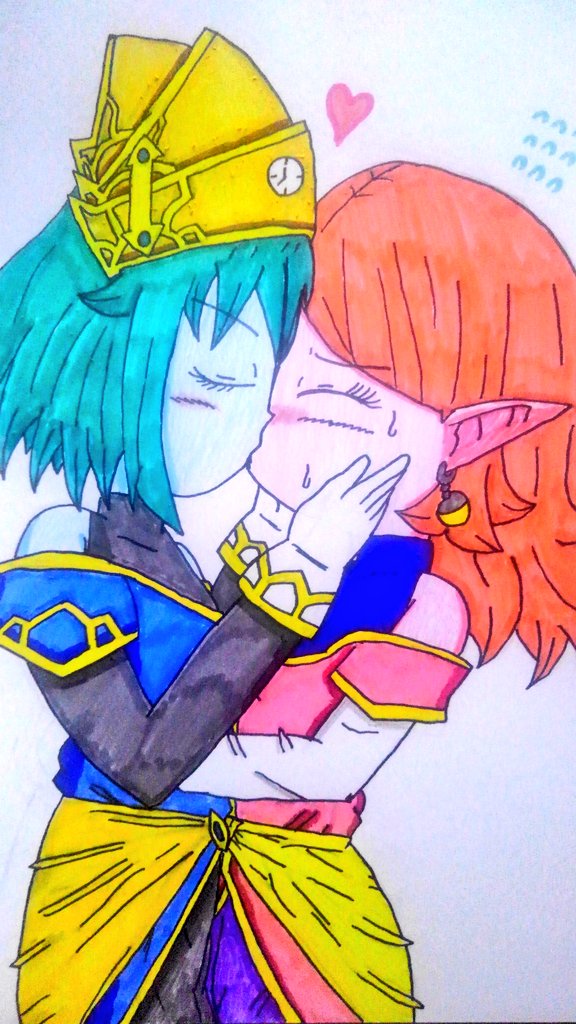 アイオス｢クロノア、君の唇 僕にちょうだい…｣ クロノア｢駄目です