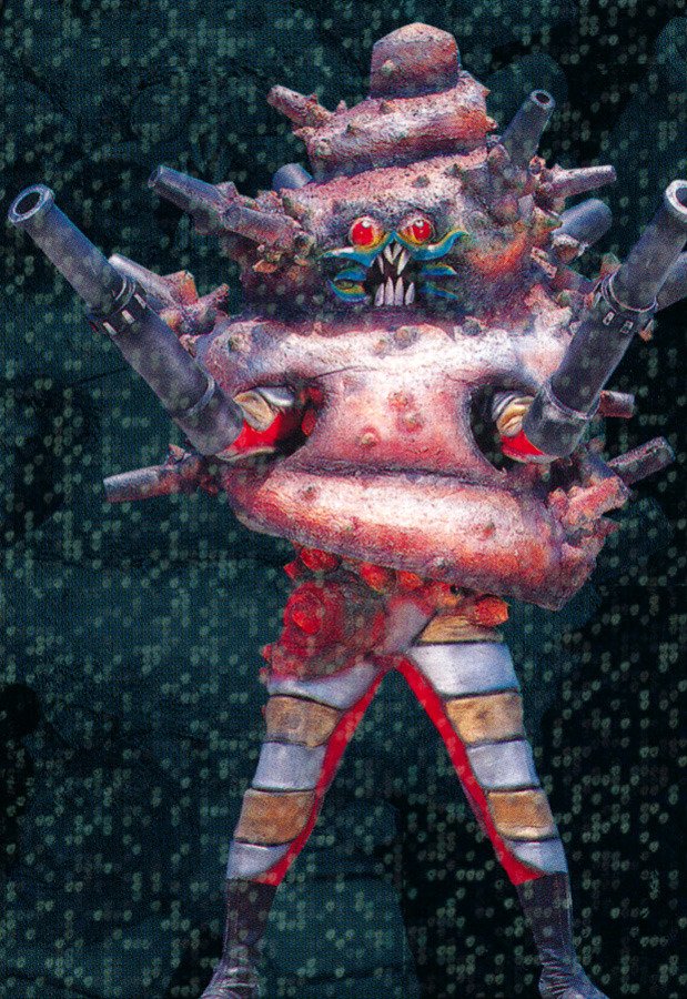 サザングロス 登場作品:小説仮面ライダーZX 能力:大砲 変身者:暗闇大使