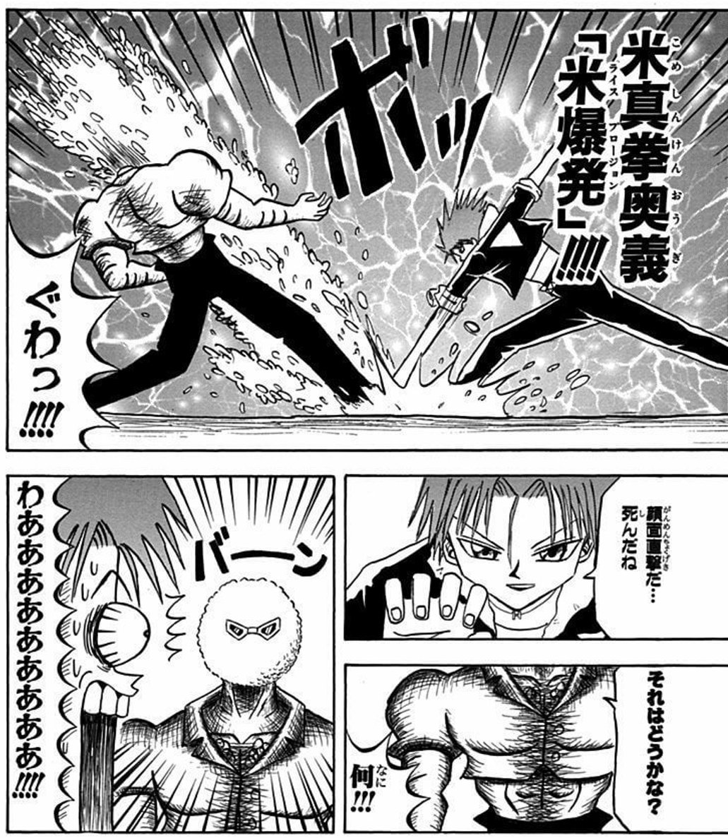 真拳使い+ハジケリスト同士の闘いであるボーボボVSライスって純粋に