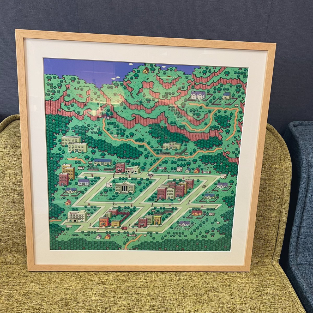 MOTHER2の大好きな街 オネットとフォーサイドのレプリカスクリーンが