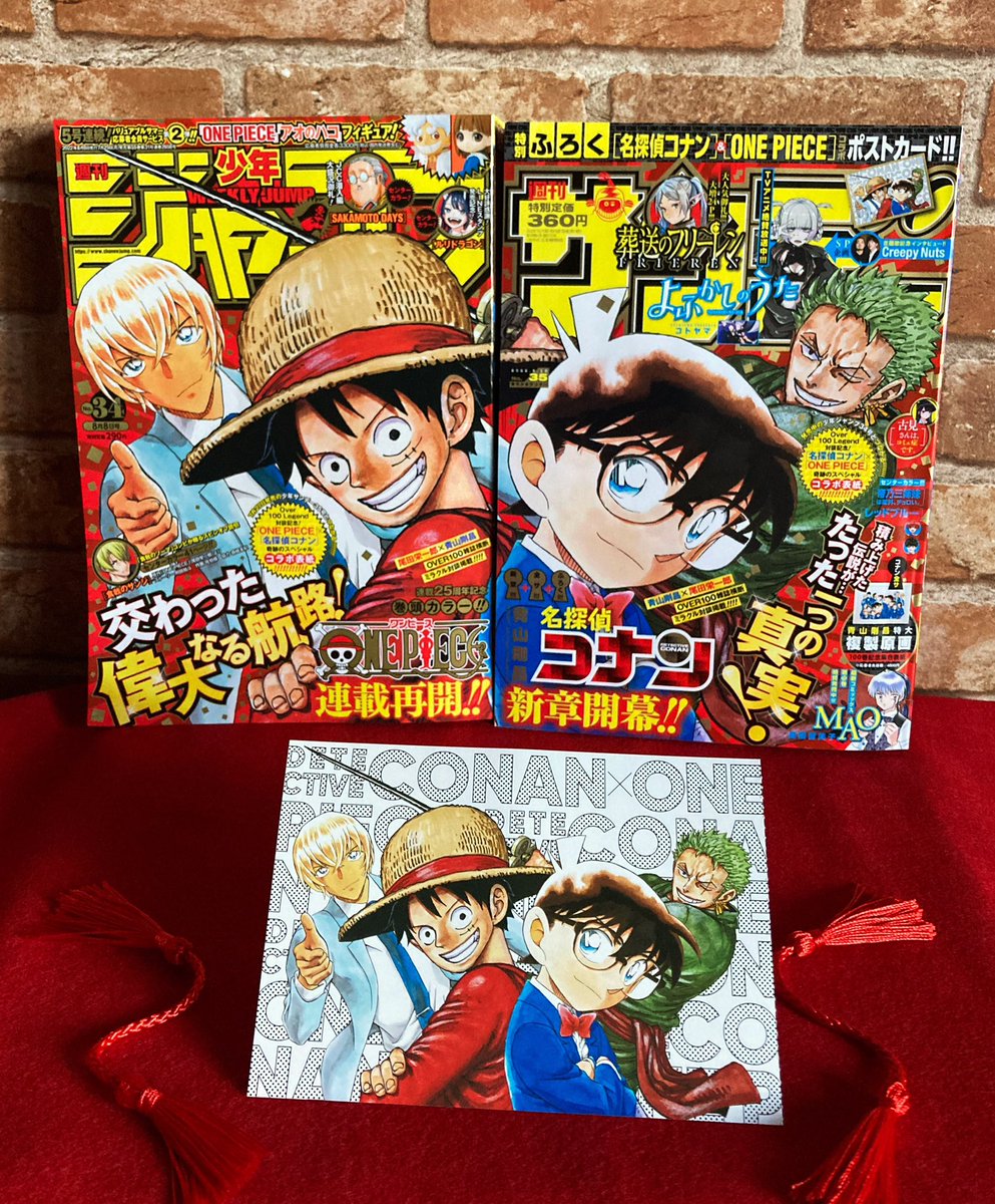 小さくなった名探偵　カラー　江戸川コナン　サンデー vs マガジン　記念カード 小さくなった名探偵 カラー 江戸川コナン サンデー vs マガジン 記念