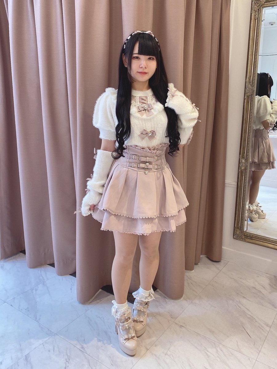 ㅤㅤㅤ -- winter collection -- # アームウォーマー3連リボンニット