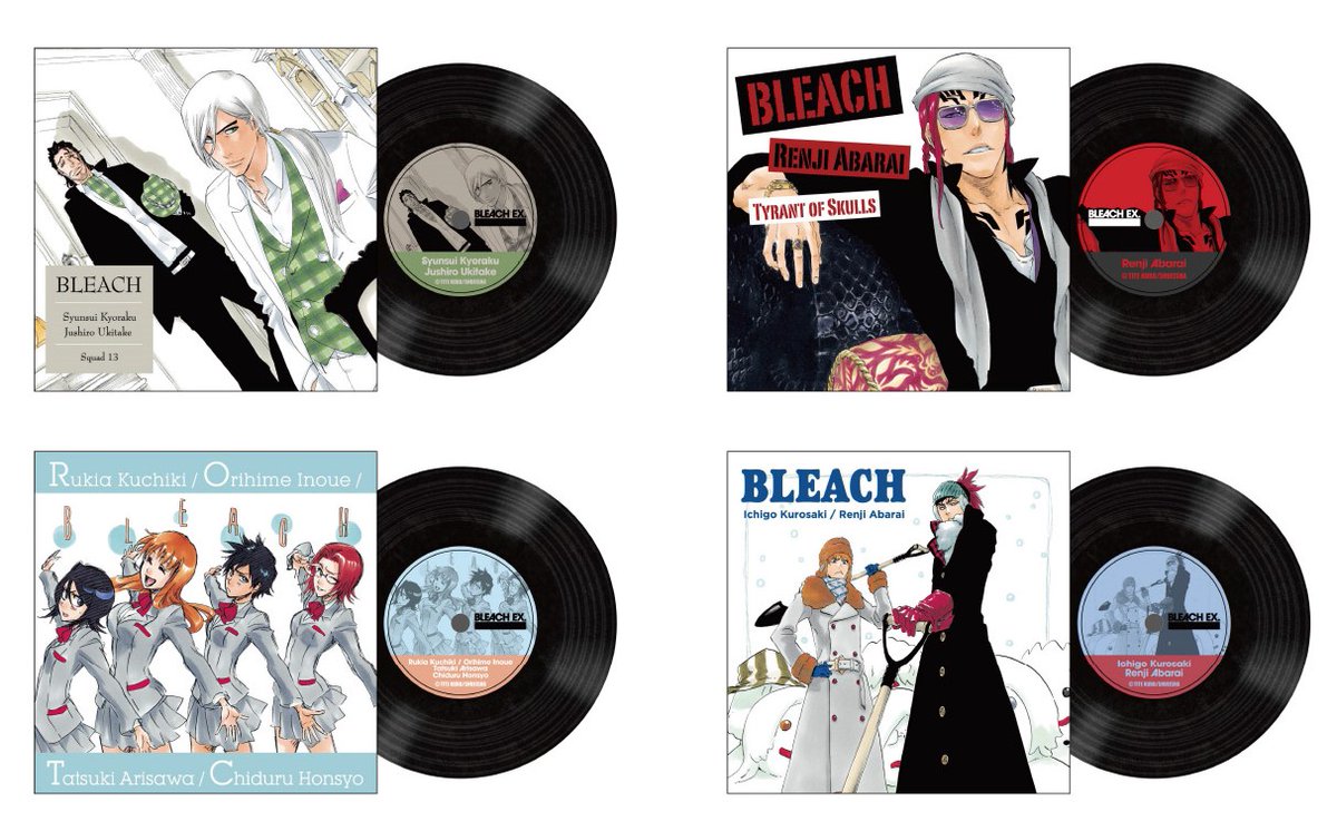 BLEACH 原画展 広島会場 新商品情報】 【オリジナルレコードコースター