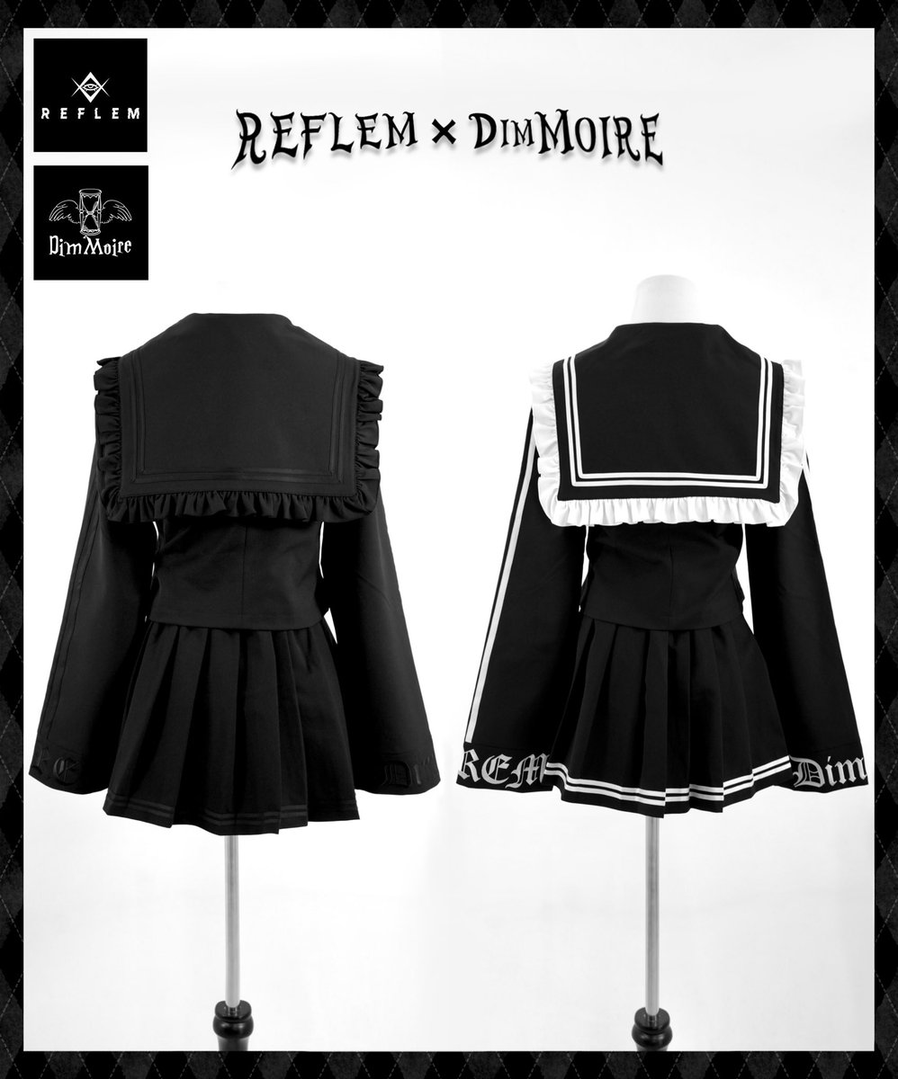 ◇ - ◇ - 𝐑𝐄𝐅𝐋𝐄𝐌 ✖︎ 𝐃𝐢𝐦𝐌𝐨𝐢𝐫𝐞 - ◇ - ◇ 【ロゴ刺繍